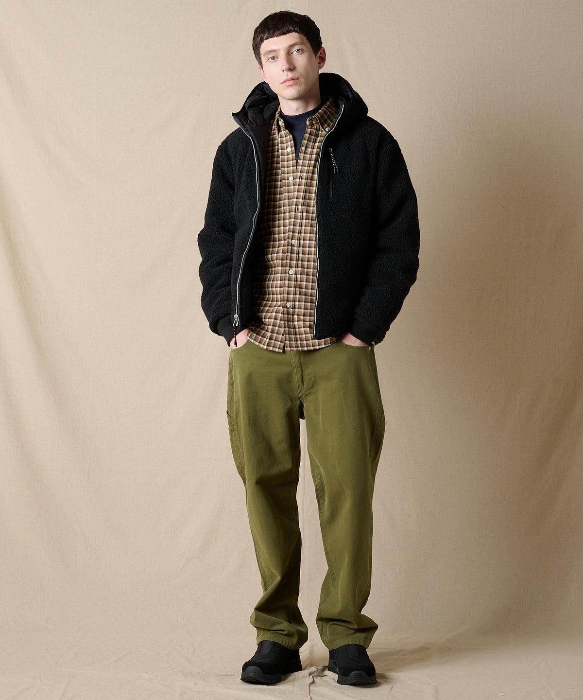 EB×TAION リバーシブルダウンボアパーカー/EB×TAION REVERSIBLE DOWN BOA PARKA