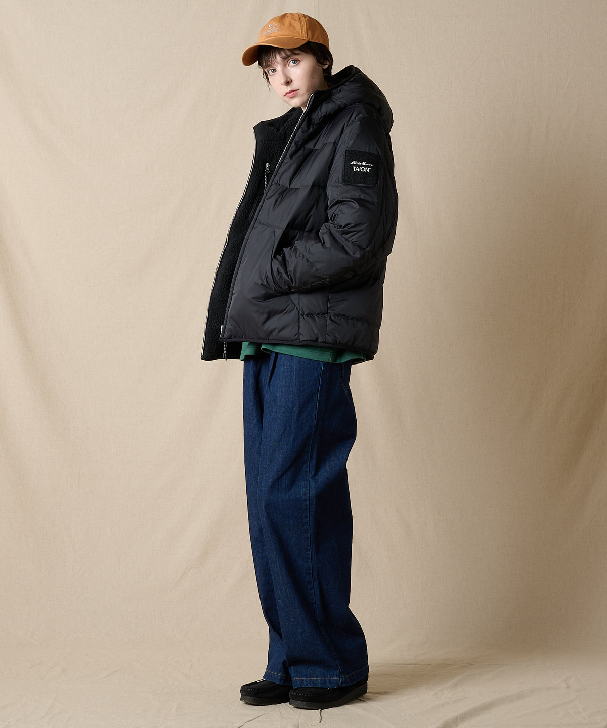 EB×TAION リバーシブルダウンボアパーカー/EB×TAION REVERSIBLE DOWN BOA PARKA