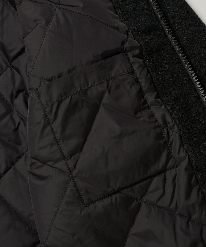 【予約】men's FUDGE×Eddie Bauer / ウール マッキーノジャケット/BISHU WOOL MACKINAW SHORT JACKET