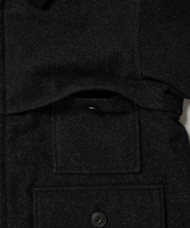 【予約】men's FUDGE×Eddie Bauer / ウール マッキーノジャケット/BISHU WOOL MACKINAW SHORT JACKET