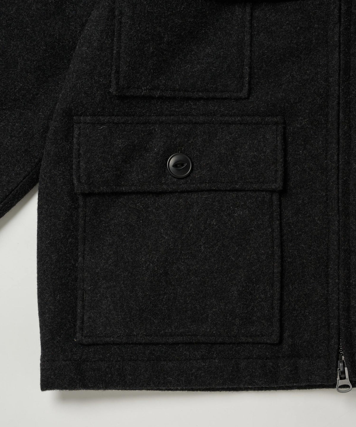 【予約】men's FUDGE×Eddie Bauer / ウール マッキーノジャケット/BISHU WOOL MACKINAW SHORT JACKET