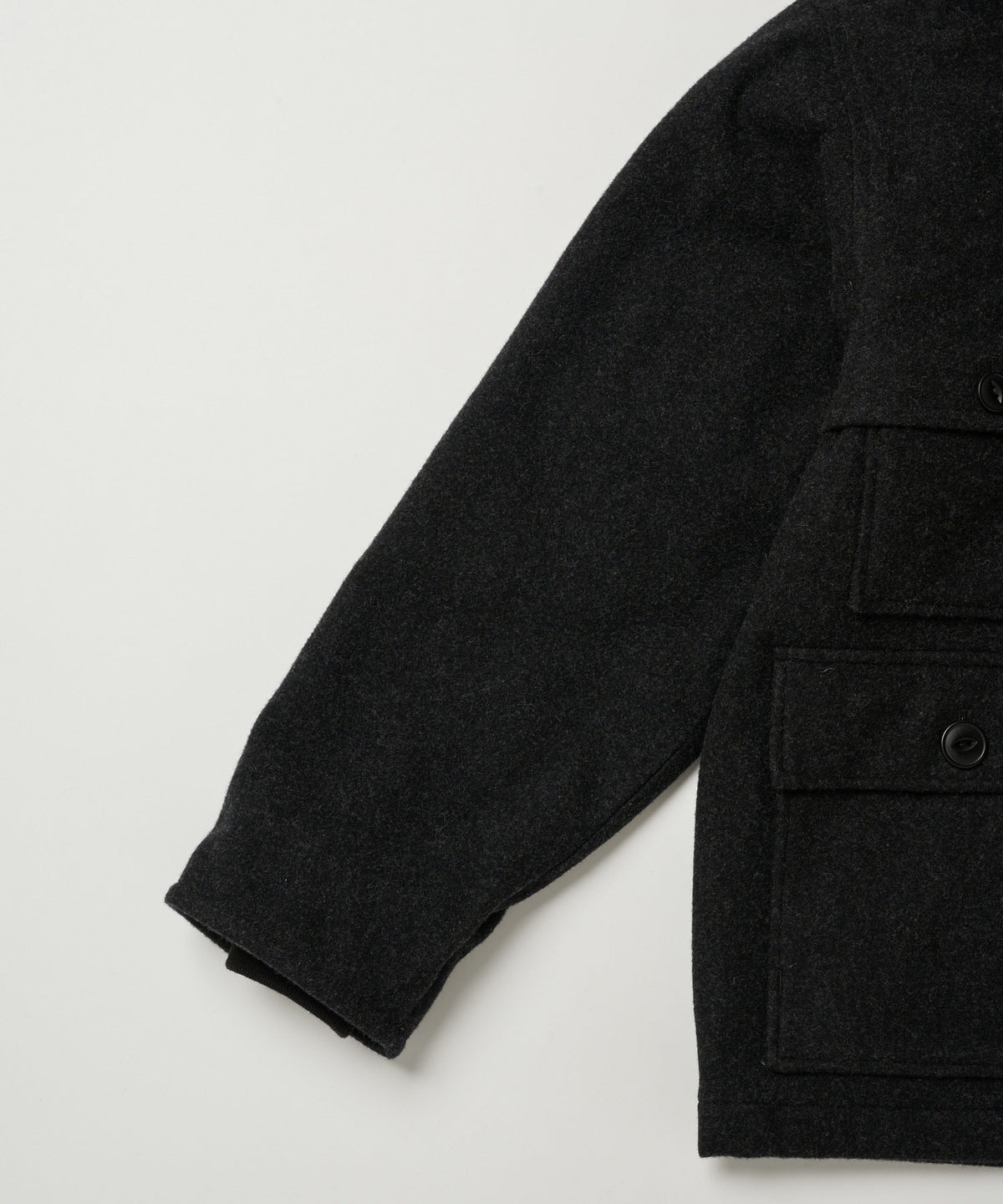 【予約】men's FUDGE×Eddie Bauer / ウール マッキーノジャケット/BISHU WOOL MACKINAW SHORT JACKET
