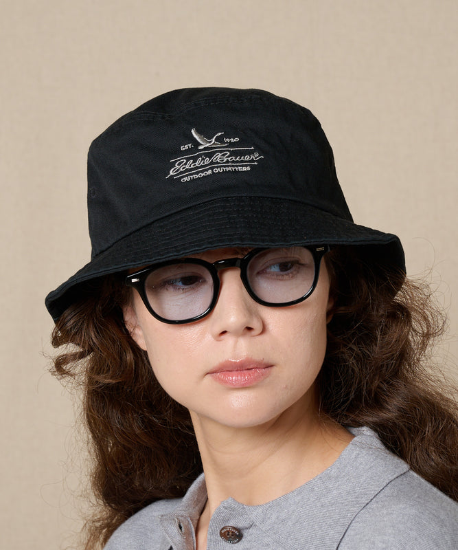 【通常配送】クラシックロゴツイルバケットハット/CLASSIC LOGO TWILL BUCKET HAT