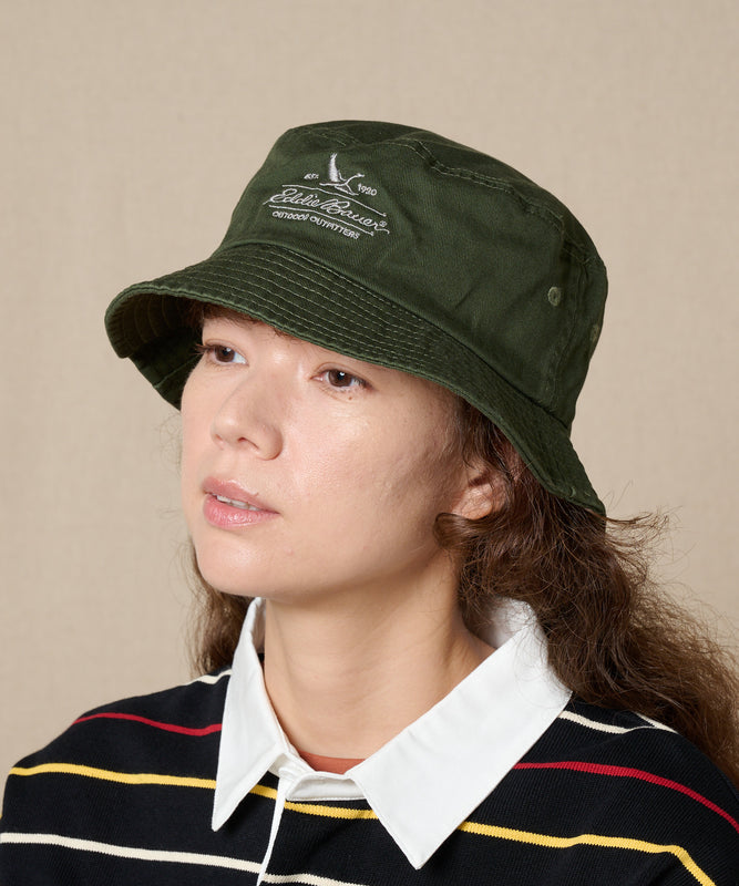 【通常配送】クラシックロゴツイルバケットハット/CLASSIC LOGO TWILL BUCKET HAT