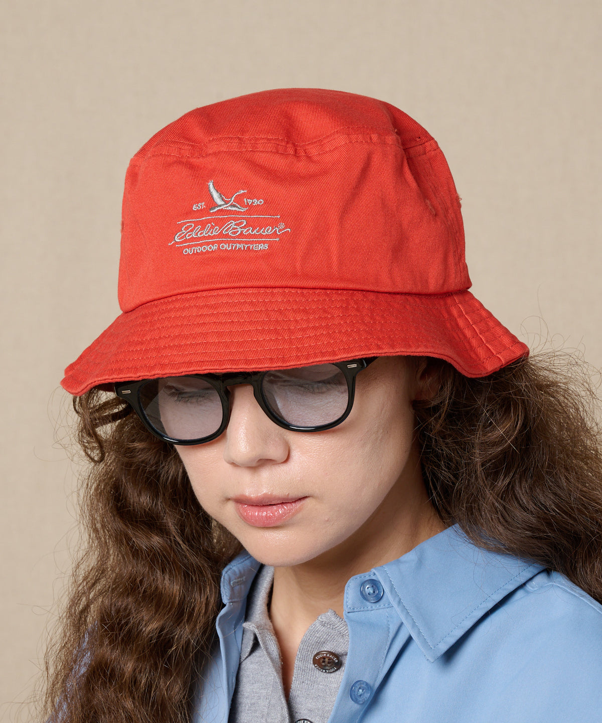 【通常配送】クラシックロゴツイルバケットハット/CLASSIC LOGO TWILL BUCKET HAT