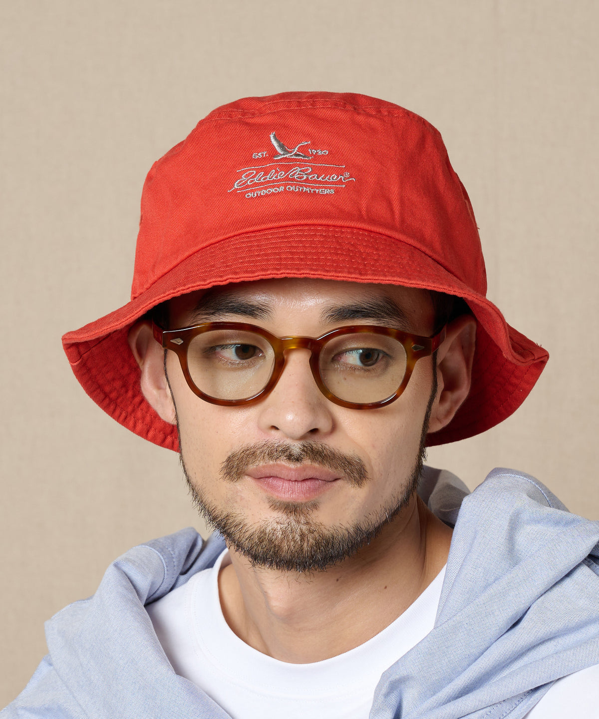 【通常配送】クラシックロゴツイルバケットハット/CLASSIC LOGO TWILL BUCKET HAT