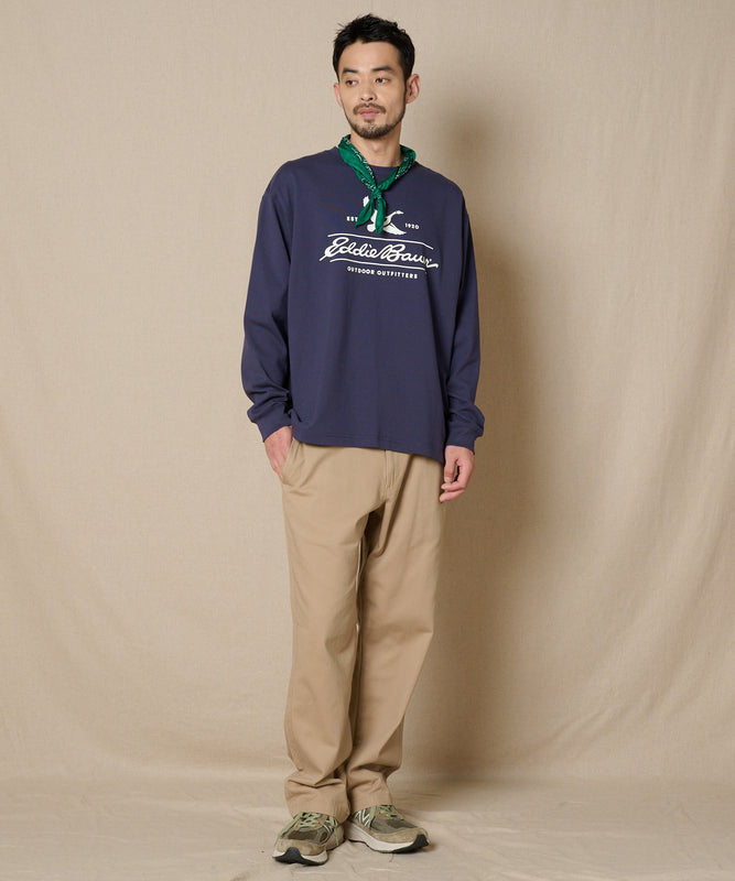 クラシックロゴプリント長袖Tシャツ/CLASSIC LOGO PRINT L/S TEE