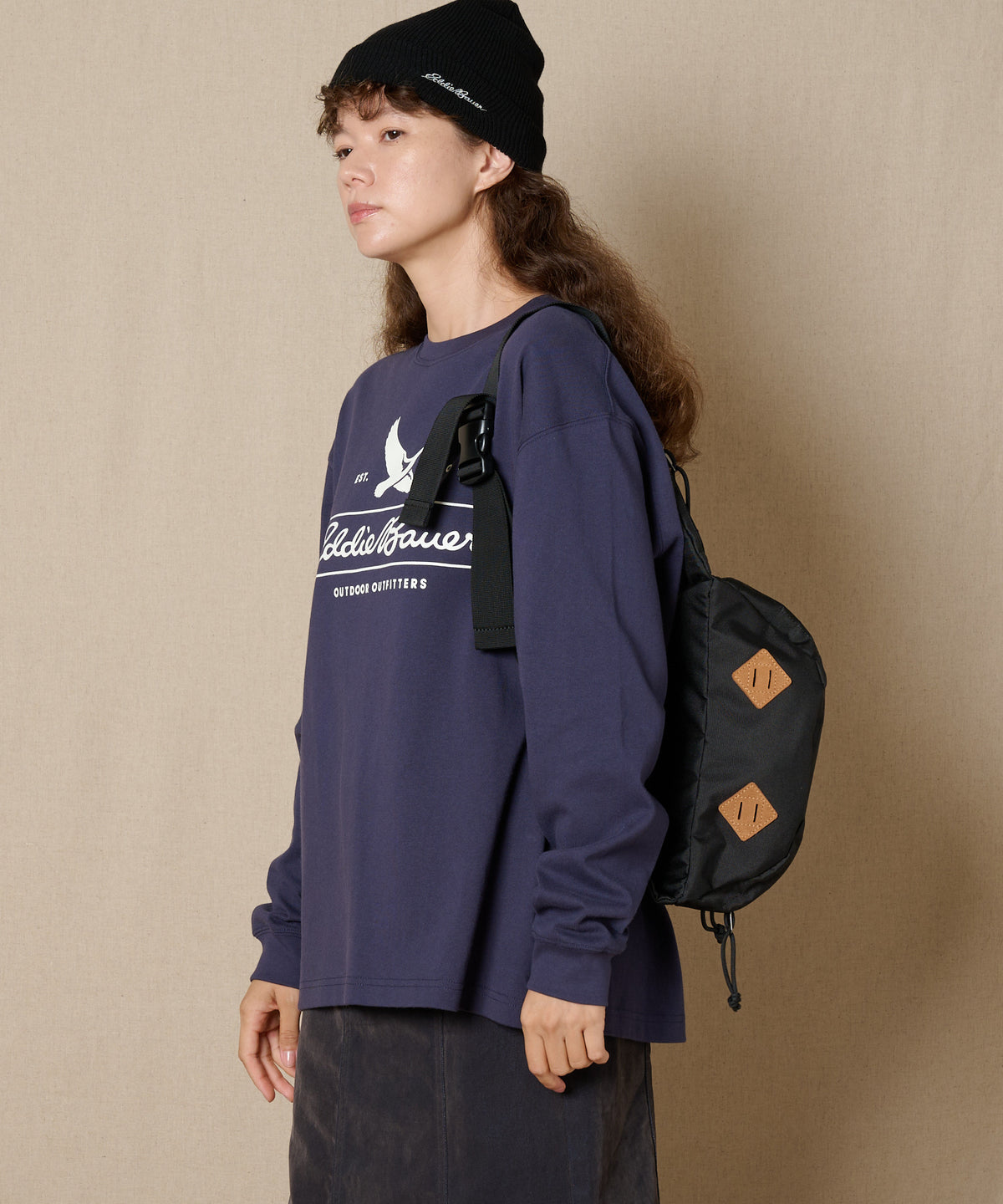 クラシックロゴプリント長袖Tシャツ/CLASSIC LOGO PRINT L/S TEE