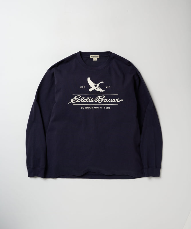 クラシックロゴプリント長袖Tシャツ/CLASSIC LOGO PRINT L/S TEE