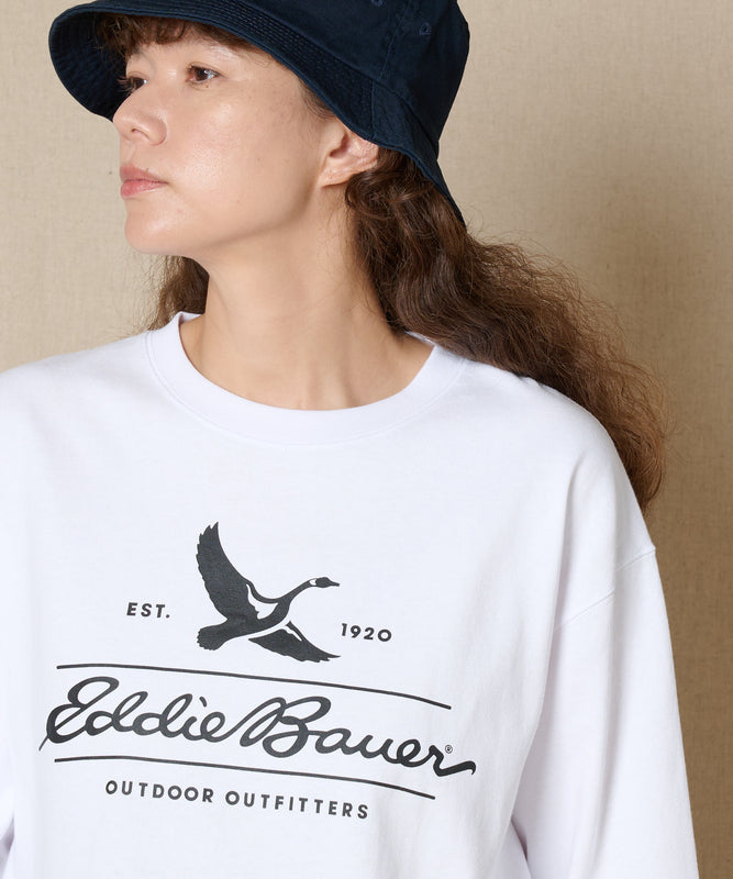 クラシックロゴプリント長袖Tシャツ/CLASSIC LOGO PRINT L/S TEE