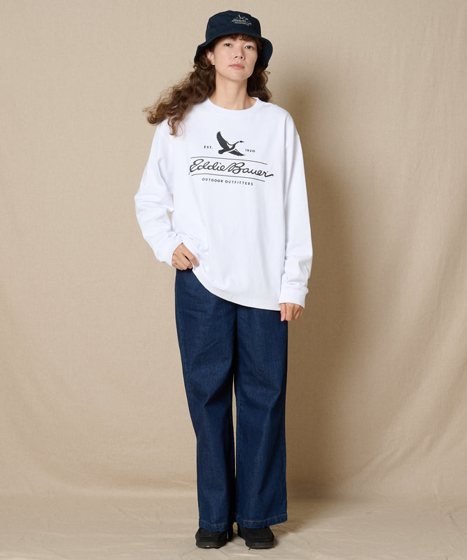 クラシックロゴプリント長袖Tシャツ/CLASSIC LOGO PRINT L/S TEE