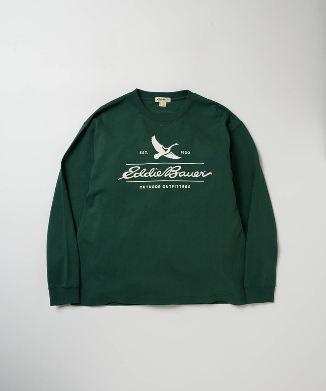 クラシックロゴプリント長袖Tシャツ/CLASSIC LOGO PRINT L/S TEE