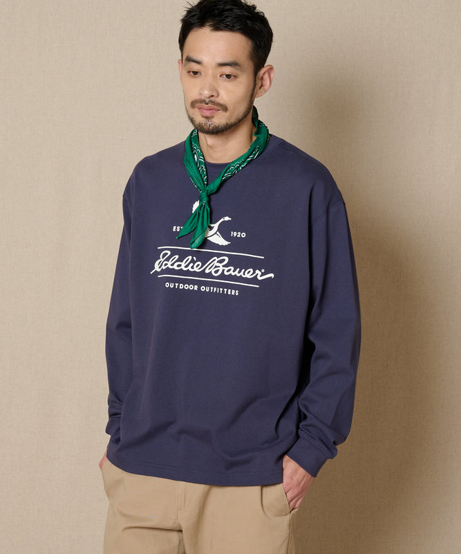 クラシックロゴプリント長袖Tシャツ/CLASSIC LOGO PRINT L/S TEE