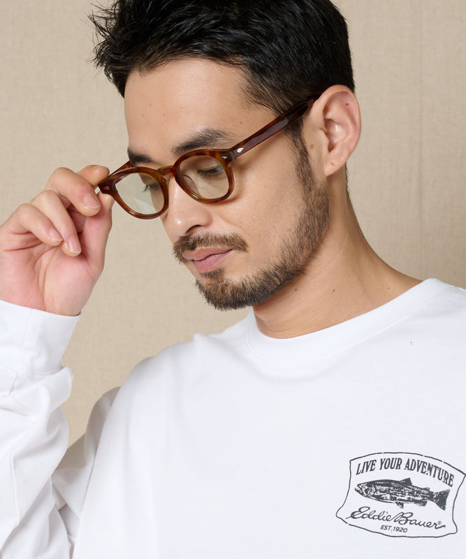 プリント長袖Tシャツ/PRINT L/S TEE