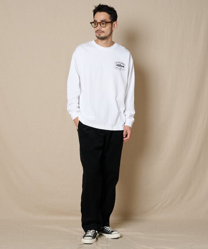 プリント長袖Tシャツ/PRINT L/S TEE