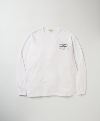 プリント長袖Tシャツ/PRINT L/S TEE