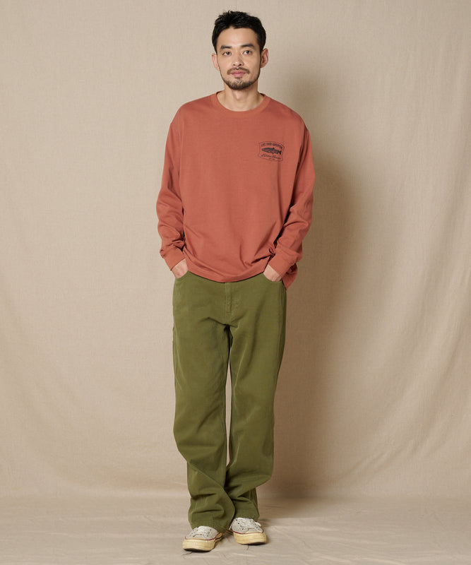プリント長袖Tシャツ/PRINT L/S TEE