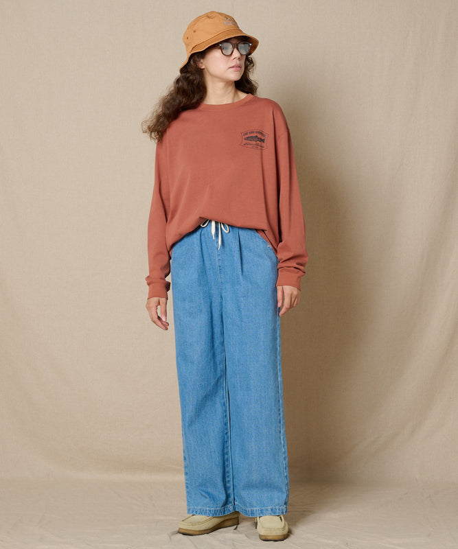 プリント長袖Tシャツ/PRINT L/S TEE