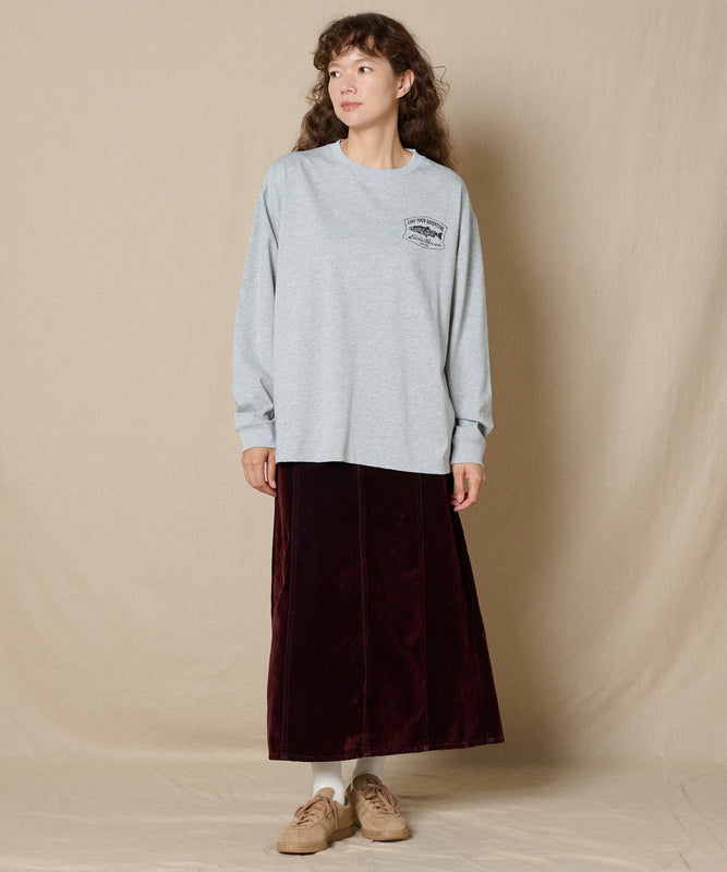 プリント長袖Tシャツ/PRINT L/S TEE