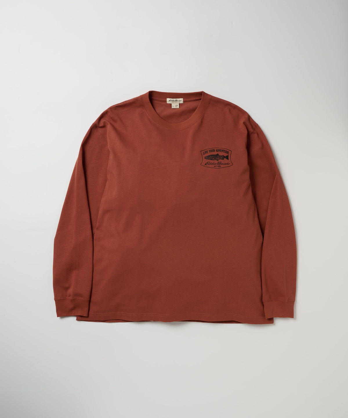 プリント長袖Tシャツ/PRINT L/S TEE