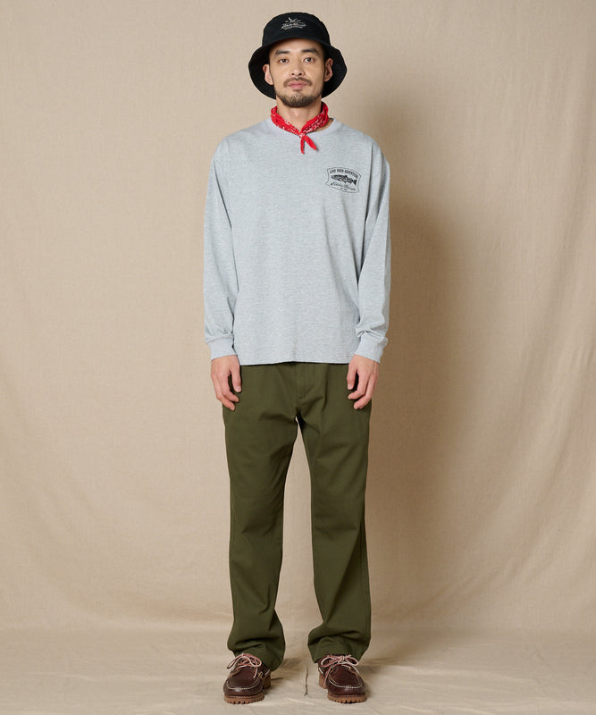 プリント長袖Tシャツ/PRINT L/S TEE