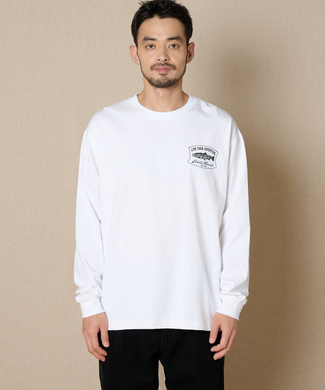プリント長袖Tシャツ/PRINT L/S TEE