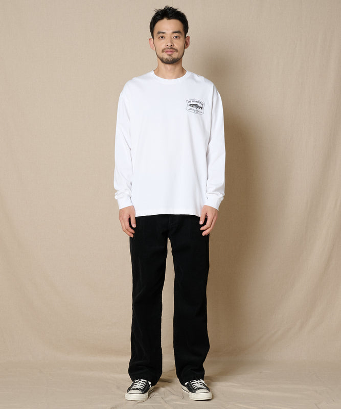 プリント長袖Tシャツ/PRINT L/S TEE
