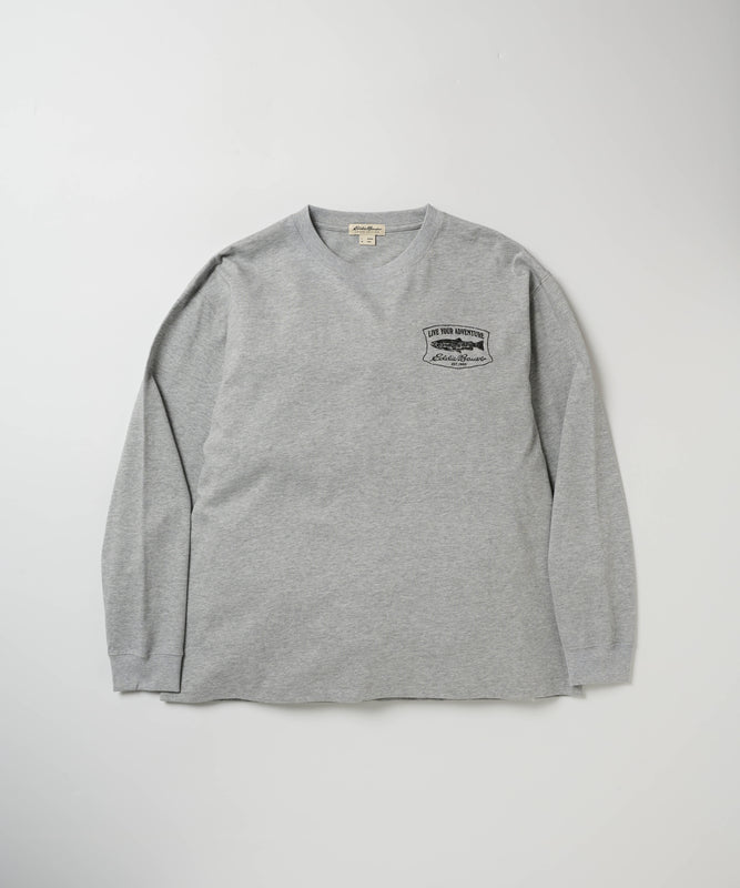 プリント長袖Tシャツ/PRINT L/S TEE