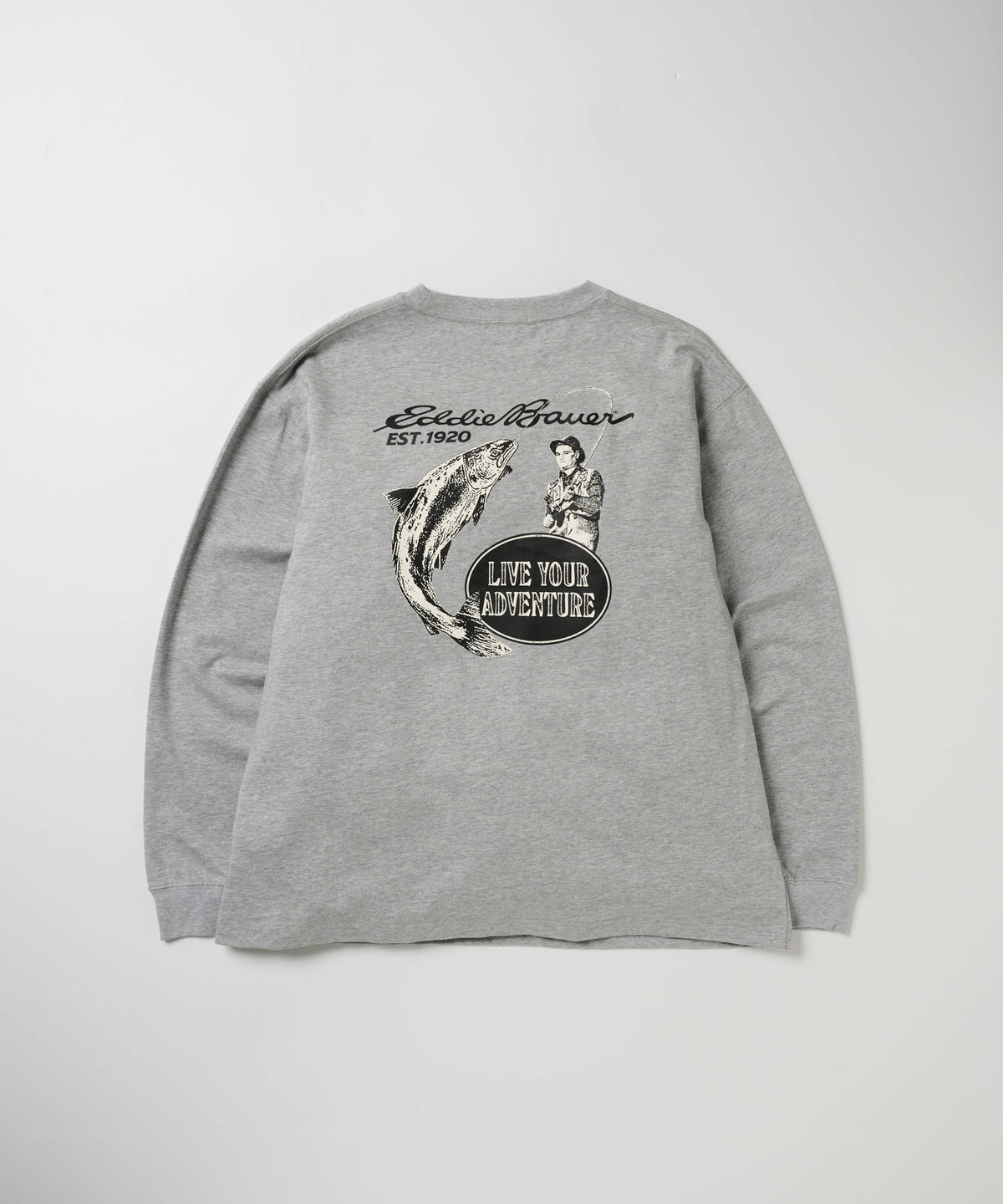 プリント長袖Tシャツ/PRINT L/S TEE
