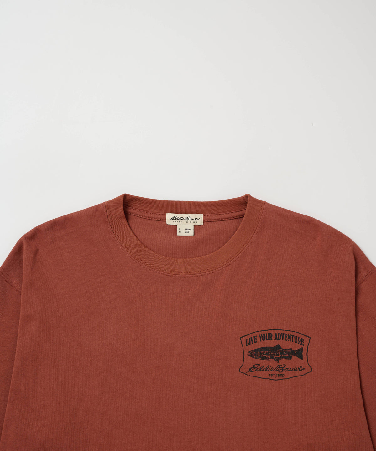 プリント長袖Tシャツ/PRINT L/S TEE