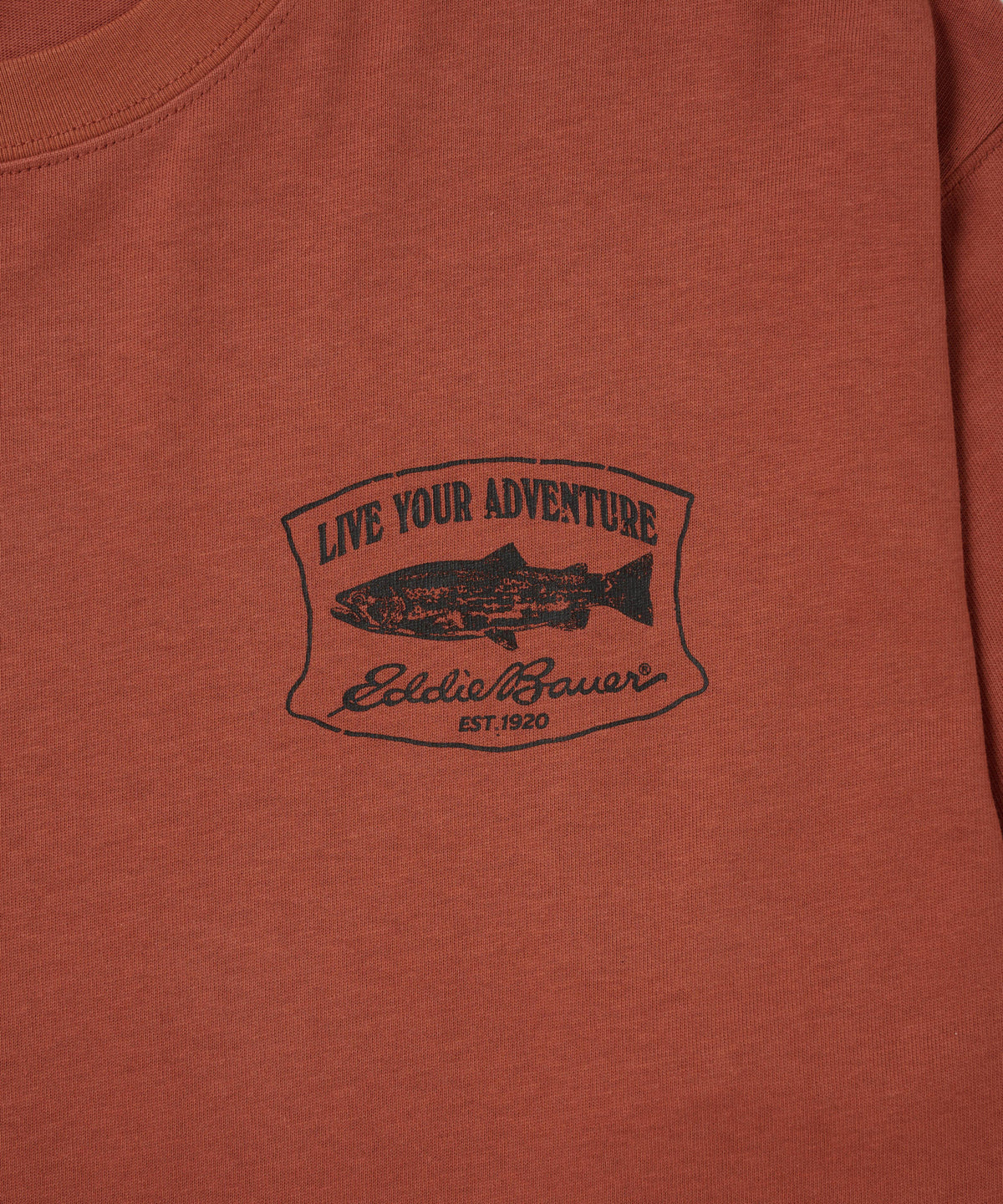 プリント長袖Tシャツ/PRINT L/S TEE