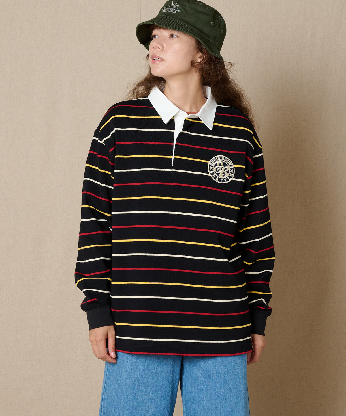 EB　エンブレムラグビーシャツ/EB EMBLEM RUGBY SHIRTS