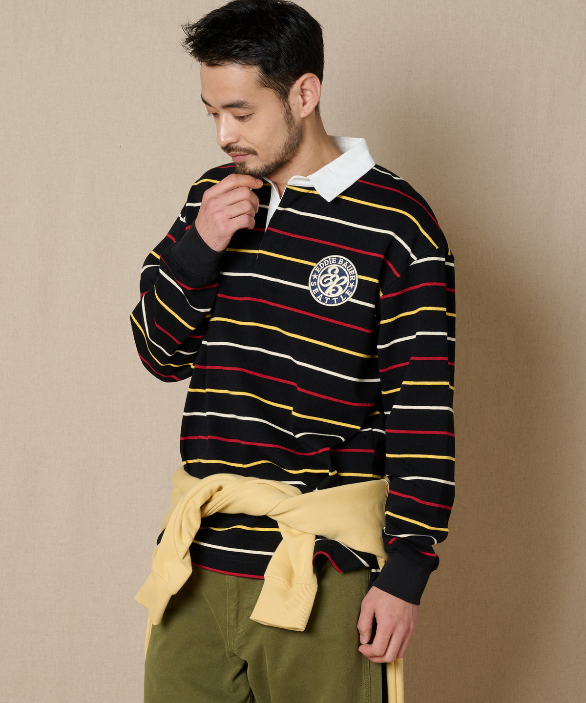 EB　エンブレムラグビーシャツ/EB EMBLEM RUGBY SHIRTS