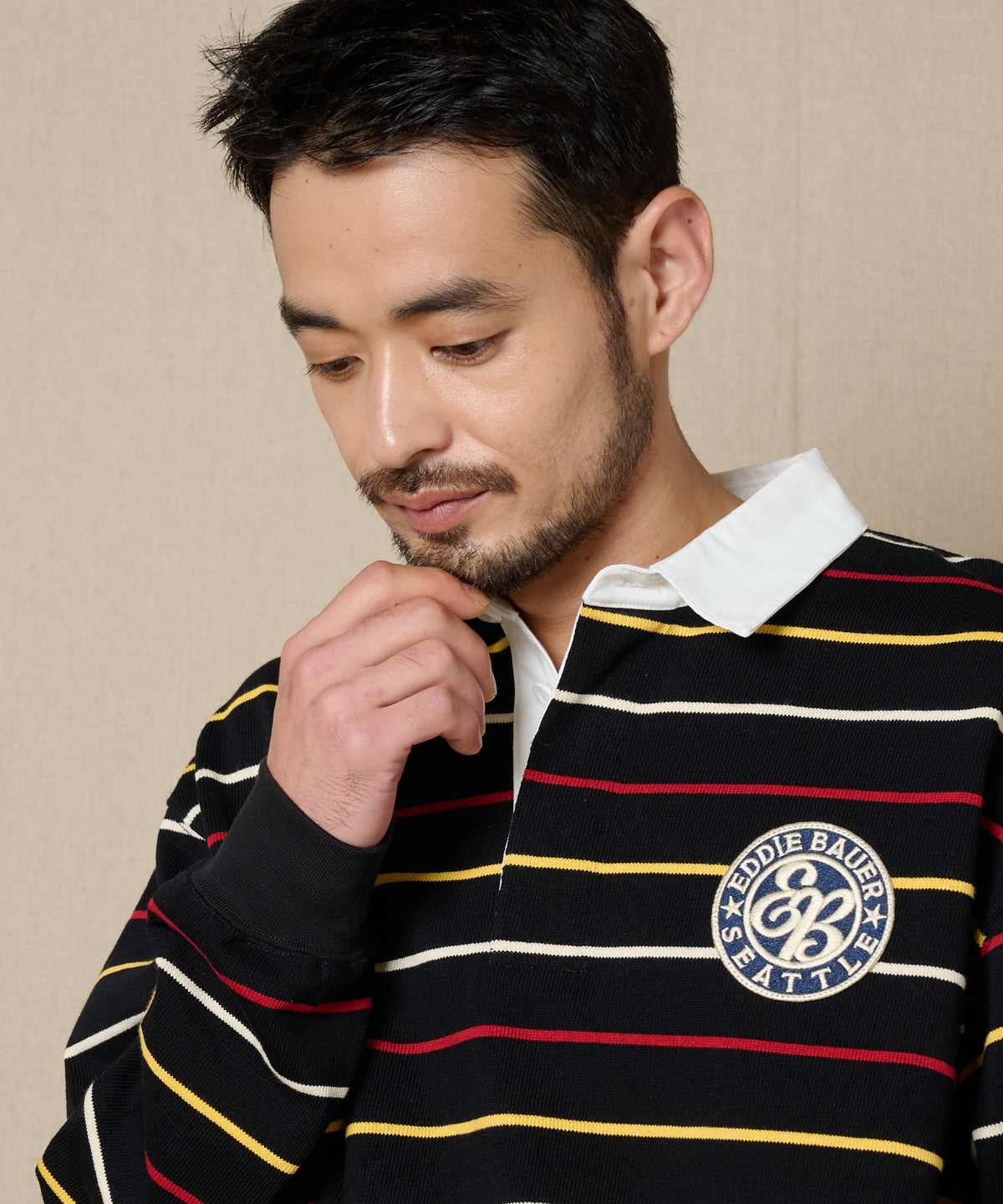 EB　エンブレムラグビーシャツ/EB EMBLEM RUGBY SHIRTS