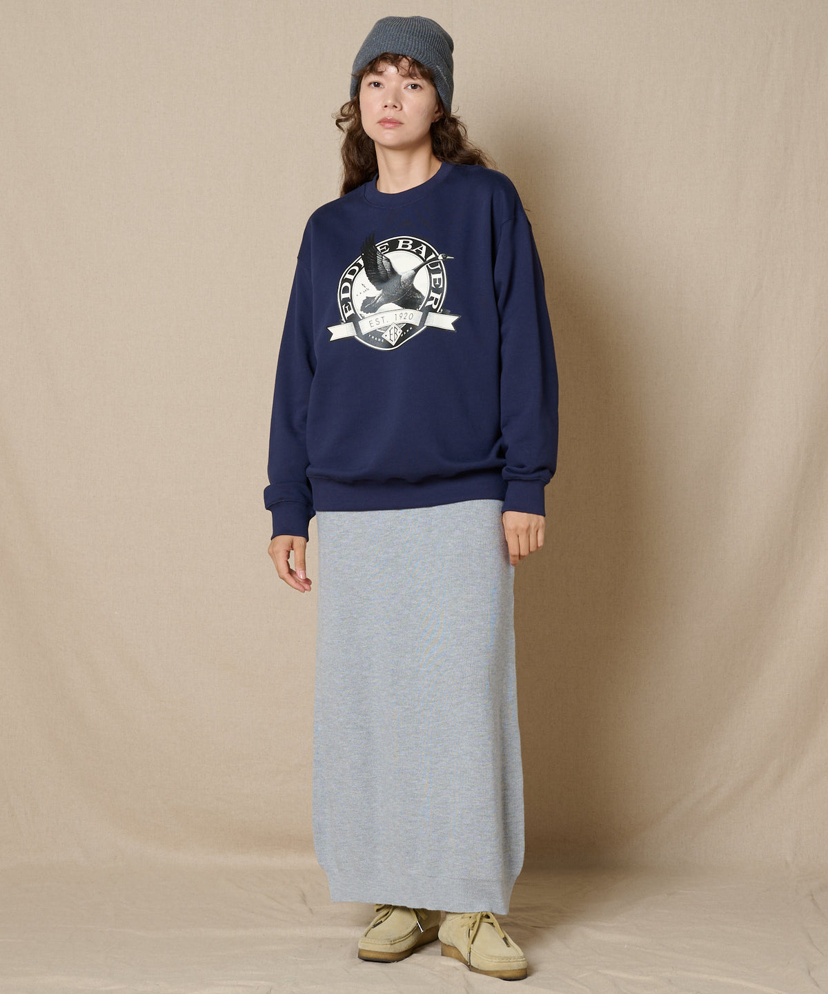 グースロゴ クルースウェット/GOOSE LOGO CREW SWEAT