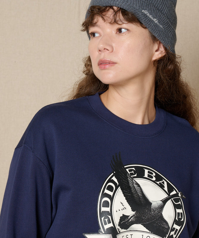 グースロゴ クルースウェット/GOOSE LOGO CREW SWEAT