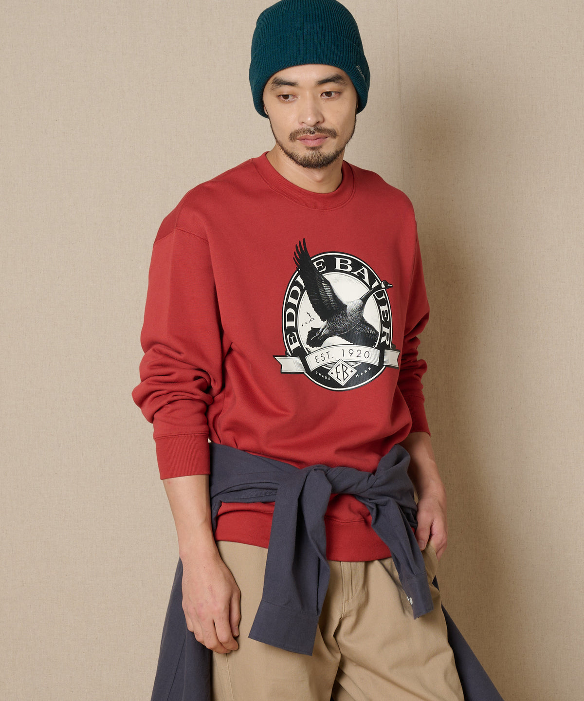 グースロゴ クルースウェット/GOOSE LOGO CREW SWEAT