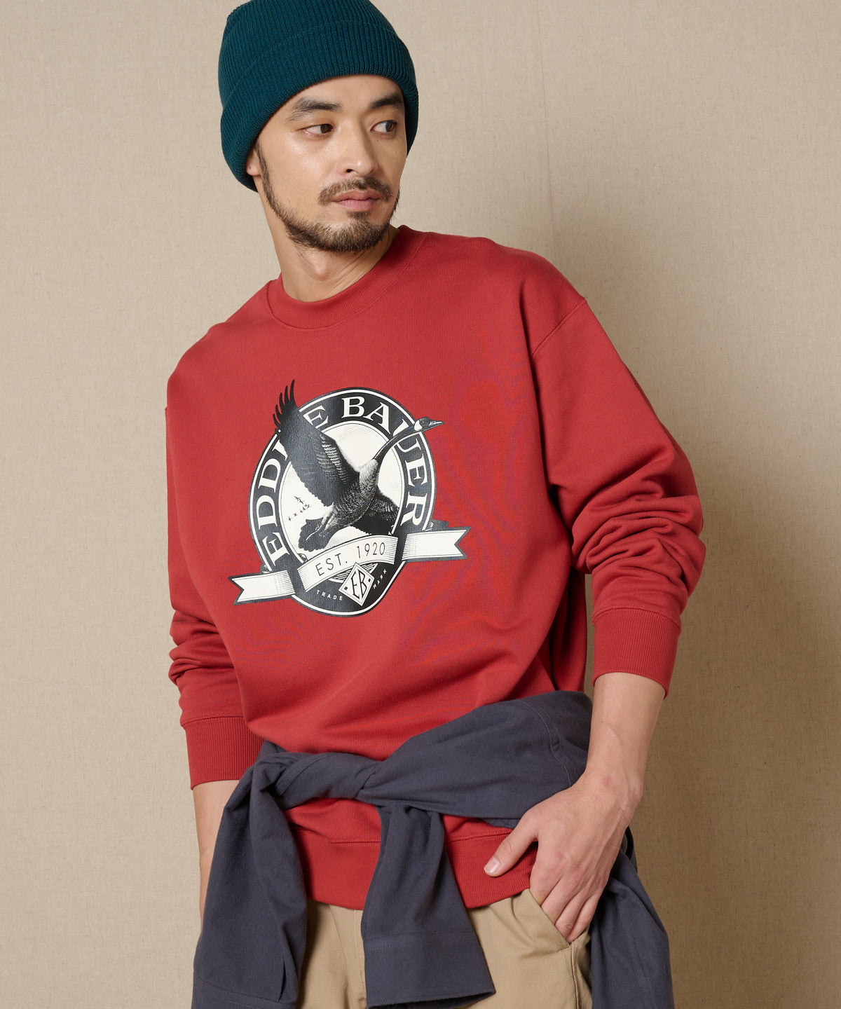 グースロゴ クルースウェット/GOOSE LOGO CREW SWEAT