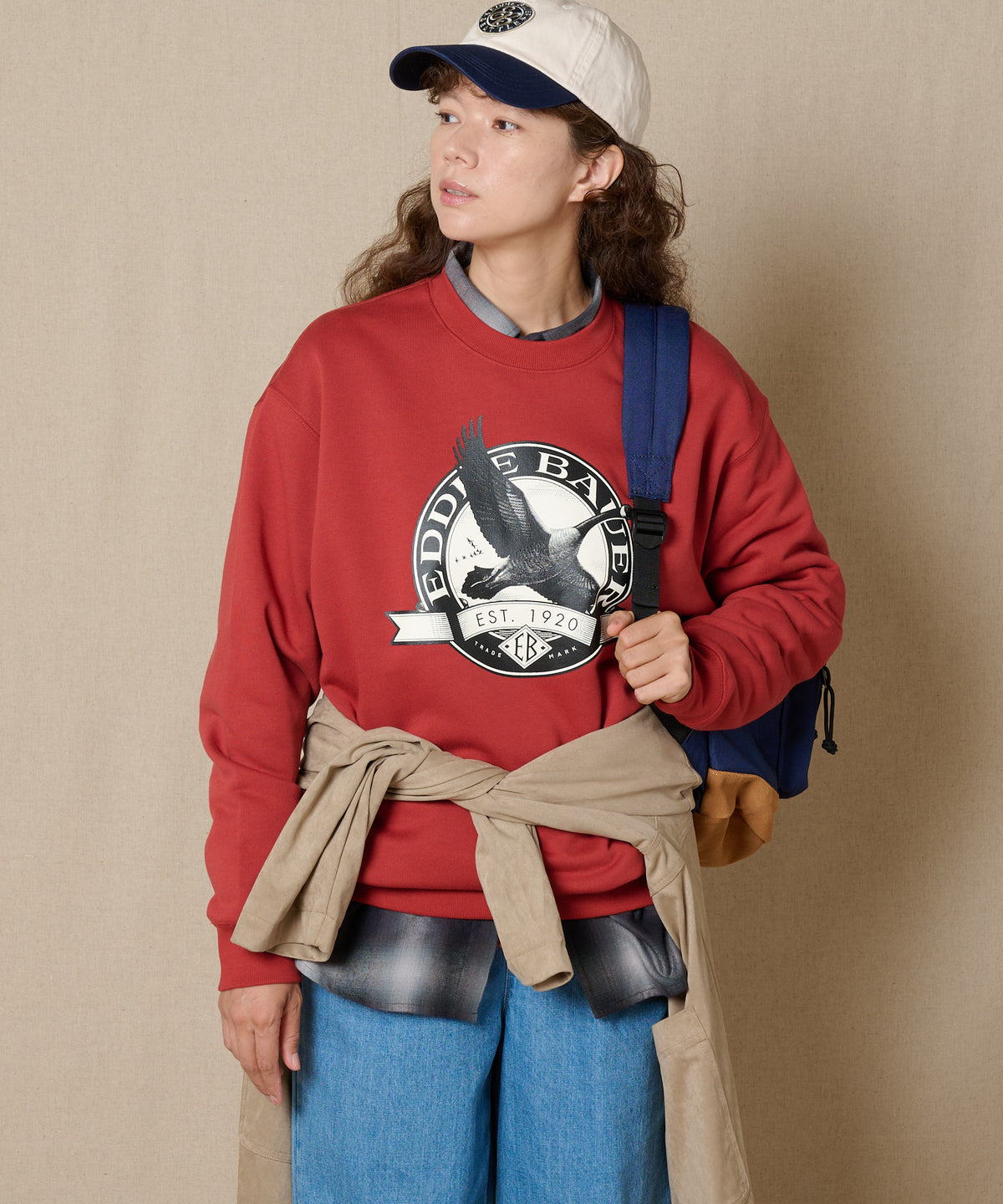 グースロゴ クルースウェット/GOOSE LOGO CREW SWEAT
