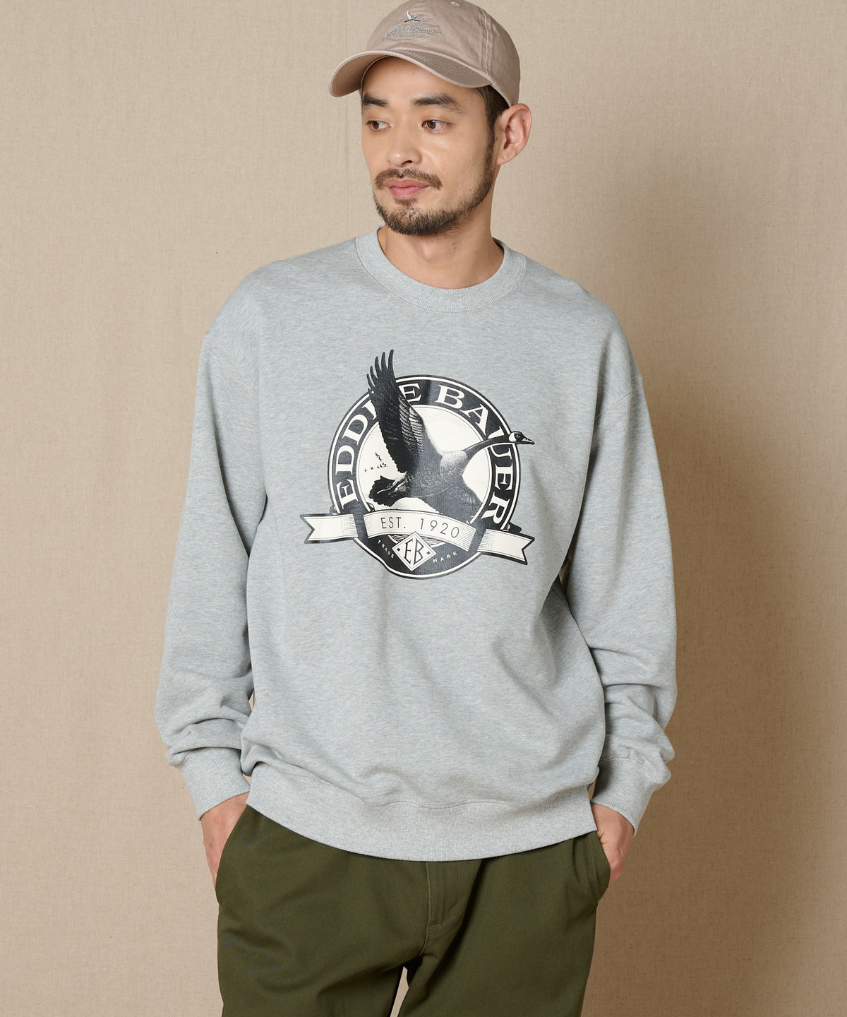 グースロゴ クルースウェット/GOOSE LOGO CREW SWEAT