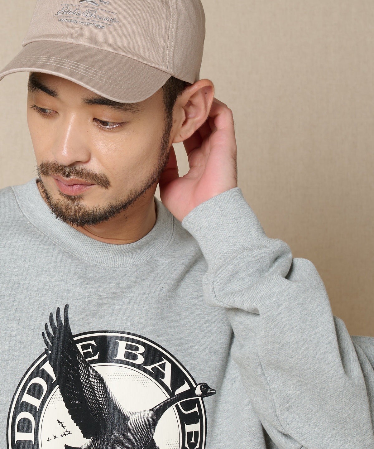 グースロゴ クルースウェット/GOOSE LOGO CREW SWEAT