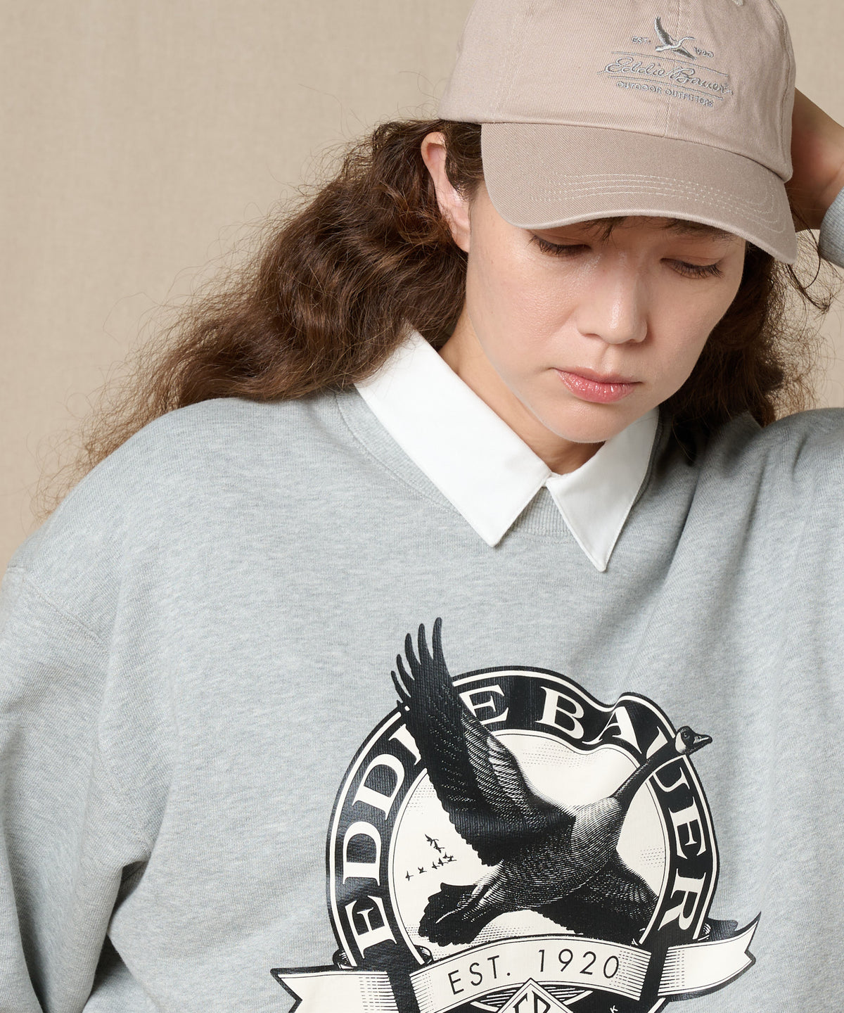 グースロゴ クルースウェット/GOOSE LOGO CREW SWEAT