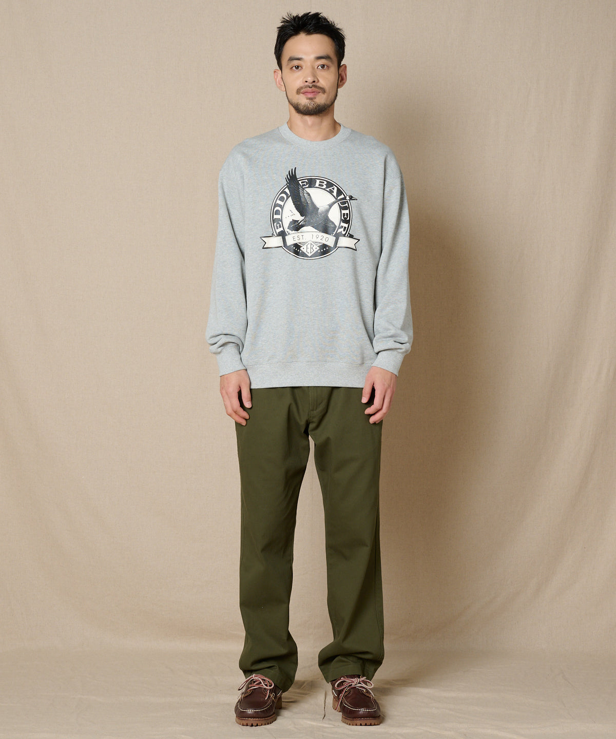 グースロゴ クルースウェット/GOOSE LOGO CREW SWEAT