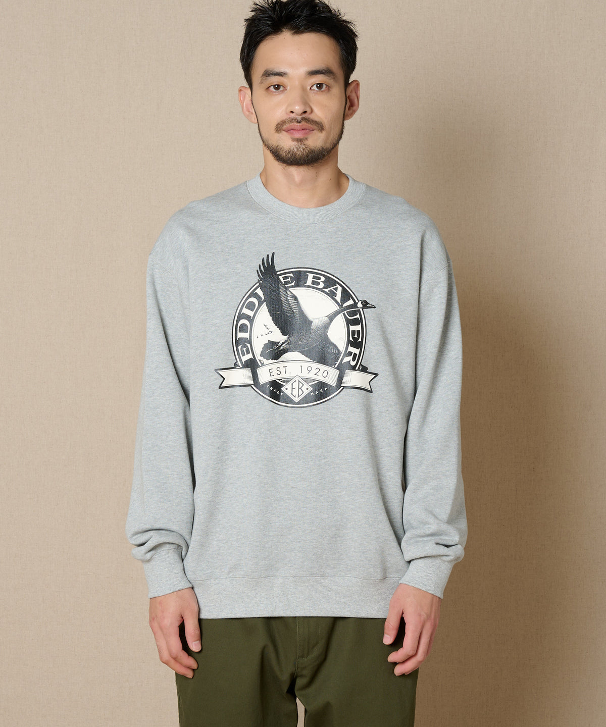 グースロゴ クルースウェット/GOOSE LOGO CREW SWEAT