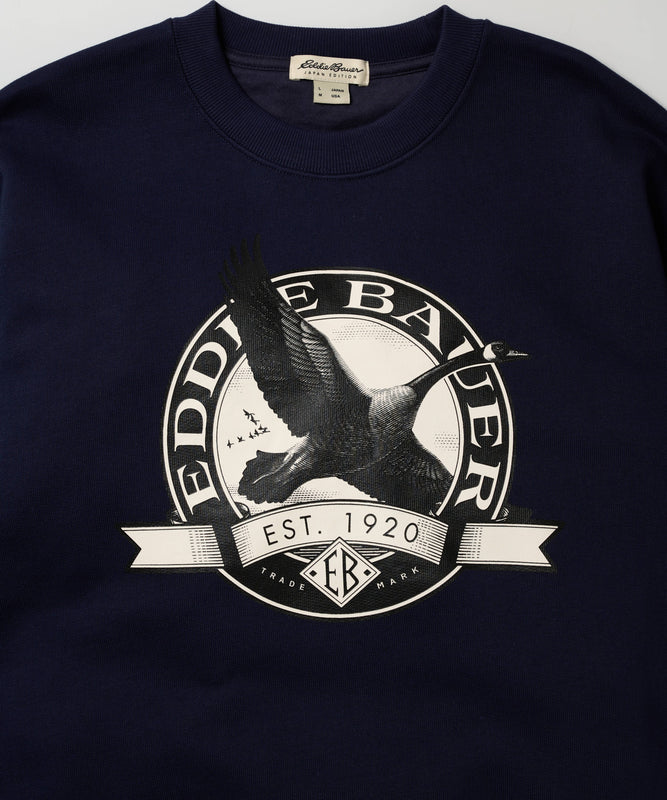 グースロゴ クルースウェット/GOOSE LOGO CREW SWEAT