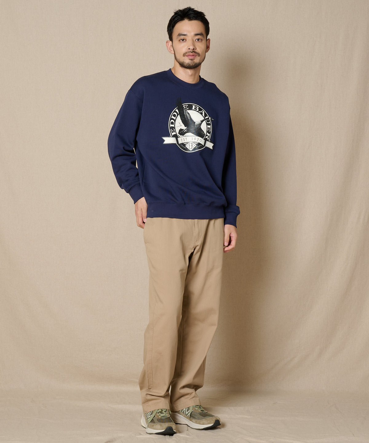グースロゴ クルースウェット/GOOSE LOGO CREW SWEAT