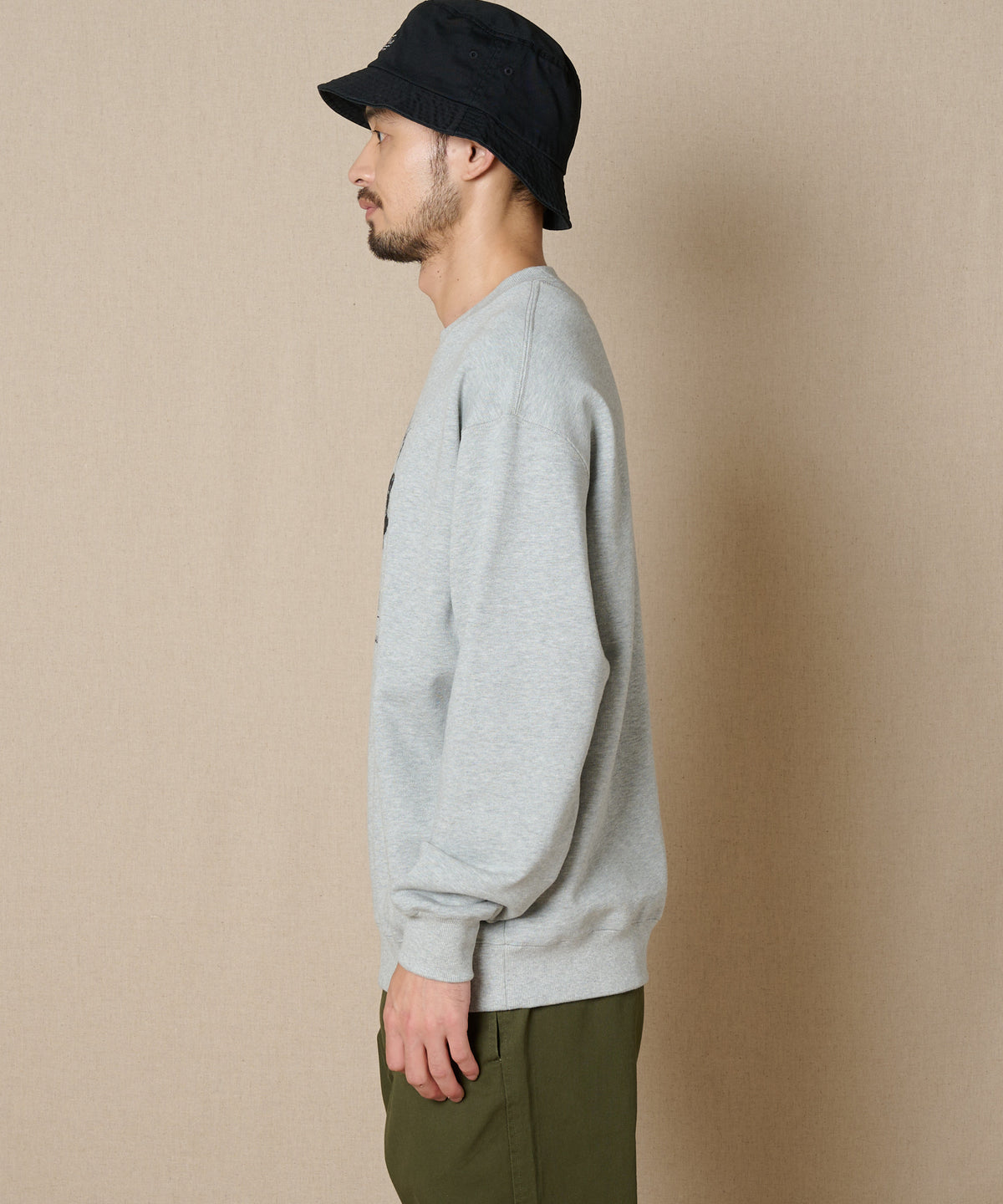 ドッグプリント クルースウェット/DOG PRINT CREW SWEAT
