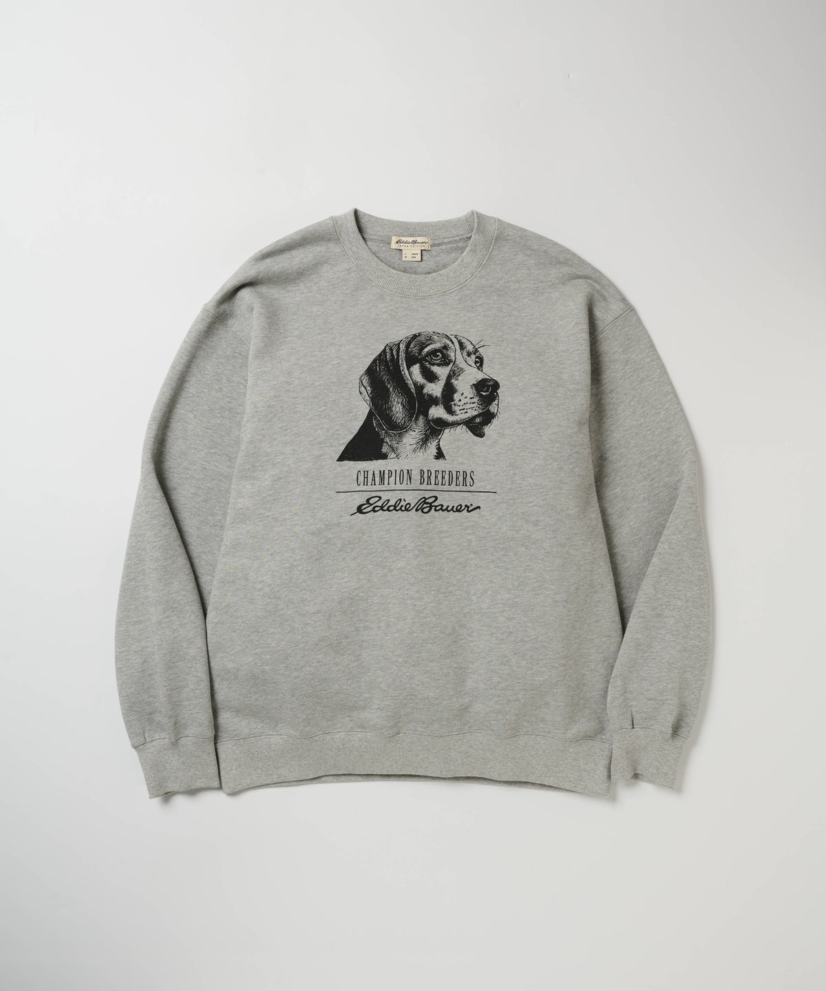 ドッグプリント クルースウェット/DOG PRINT CREW SWEAT