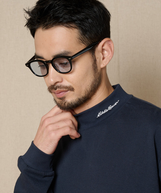 【通常配送】モックネック長袖Tシャツ/MOCK NECK LS TEE