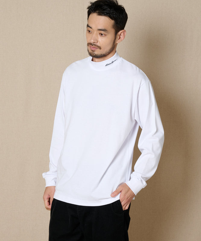 【通常配送】モックネック長袖Tシャツ/MOCK NECK LS TEE